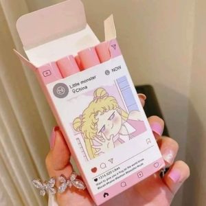 Little Monster 8pcs in 1 Box Lipstick Cigarete Tube Lip Glaze Set Matte Student Gift Lipstick Set